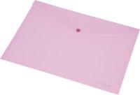 PANTA PLAST Папка-конверт на кнопке "Focus", А5, розовая