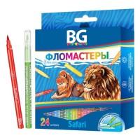BG (Би Джи) Фломастеры "Safari", 24 цвета