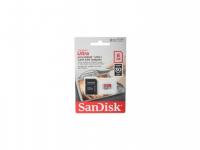 Sandisk Карта памяти Micro SDHC 8Gb Class 10  Ultra SDSDQUIN-008G-G4 + адаптер SD