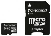 Transcend microSDHC 8Gb Class 10 + adapter