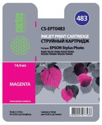 Cactus cs-ept0483 совместимый пурпурный для epson stylus photo r200/ r220/ r300 (14,4ml)