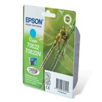 Epson Картридж струйный (C13T08224A10) Stylus TX650/T50/R270/R390/ RX590, голубой, оригинальный