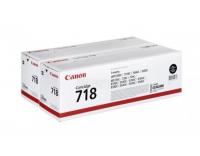 Canon Картридж лазерный 718 BK черный (2шт/уп.) для 2662B005
