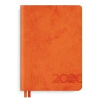 Феникс + Ежедневник датированный на 2020 год "Джинс делавэ", оранжевый, А6+, 176 листов