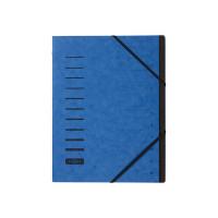 Durable Папка с резинками "Pagna", 12 разделов, синяя