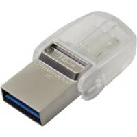 Kingston DT microDuo 3C 16GB 16Гб, Белый, пластик, USB 3.0