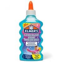 Elmers Клей для слаймов "Elmers", с голубыми блестками, 177 мл
