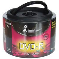 Smart Track Диск DVD+R Smart Track, 4.7Gb, 16x, Cake Box, 50 штук
