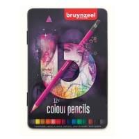 Bruynzeel Набор цветных карандашей "Teens", 12 штук (розовая упаковка)