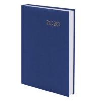 BRAUBERG Ежедневник датированный на 2020 год "Select", А5, 186 листов, цвет обложки темно-синий