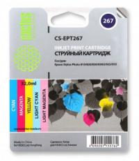 Cactus cs-ept267 совместимый цветной для epson stylus photo 810 (6.4*5ml)