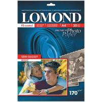 LOMOND Полуглянцевая бумага для струйных принтеров "Lomond", 170 г/м2, 20 листов
