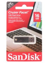 Sandisk 16gb cruzer facet sdcz55-016g-b35z usb2.0 черный