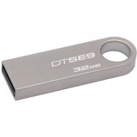 Kingston DataTraveler SE9 32Гб, Серебристый, металл, USB 2.0