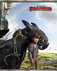 Action! Тетрадь на кольцах "Dragons", клетка, 160 листов