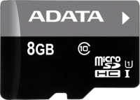ADATA MicroSDHC 8GB Class 10 Premier UHS-I U1 + USB Reader V3