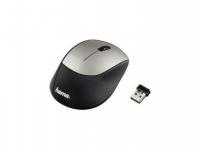 Hama Мышь  H-53854 M2150 черный/серебристый USB