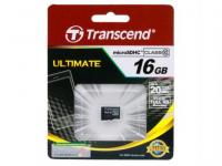 Transcend Карта памяти MicroSDHC 16GB Class10 no Adapter (TS16GUSDC10)