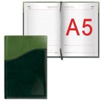 BRAUBERG Ежедневник недатированный "Bond", А5, 160 листов, зеленый + салатовый