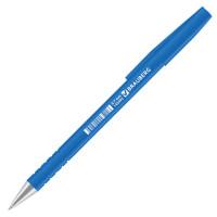 BRAUBERG Ручка шариковая "Capital blue", корпус soft-touch голубой, 0,7 мм, линия 0,35 мм, цвет чернил синий