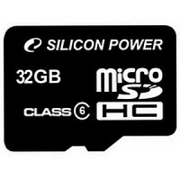 Silicon Power microSDHC Class 6 32Gb