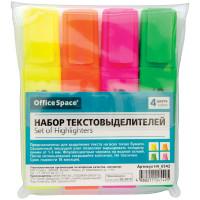 OfficeSpace Набор текстовыделителей "OfficeSpace", 4 цвета, 5 мм