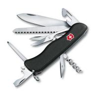 Victorinox Нож перочинный Outrider 0.9023.3 с фиксатором лезвия 14 функций черный