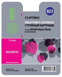 Cactus cs-ept0823 совместимый пурпурный для epson stylus photo r270/290/rx590 (11,4ml)