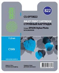 Cactus cs-ept0822 совместимый голубой для epson stylus photo r270/290/rx590 (11,4ml)