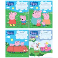 Свинка Пеппа (Peppa) Тетрадь "Свинка Пеппа", 12 листов, линейка