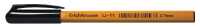 ErichKrause Ручка шариковая "Ultra Glide Technology U-11 Yellow", черная