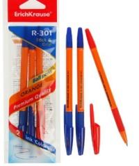 ErichKrause Ручки шариковые "R-301 Orange Stick&Grip", 0,7 мм, 4 штуки