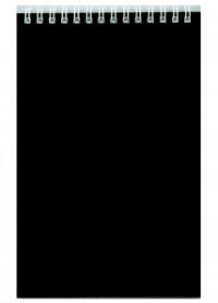 Проф-Пресс Блокнот на гребне "Черный", А5, 80 листов, клетка