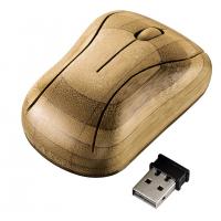 Hama Bamboo Brown Wireless