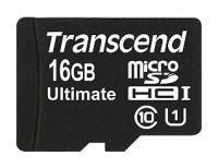 Transcend microSDHC Class 10 16GB Class10 UHS-I Ultimate 600x