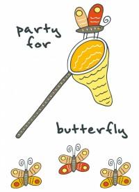 Блокнот для записей "Party for butterfly"