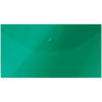 OfficeSpace Папка-конверт на кнопке "OfficeSpace", C6, 150 мкм, зеленая