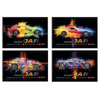 BG (Би Джи) Альбом для рисования на гребне "Super car", А4, 32 листа