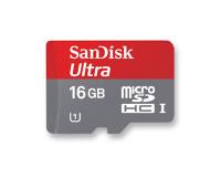 Sandisk microSDHC 16Gb Class 10 Ultra