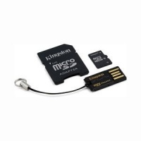 Kingston micro SDHC 8Гб class 10 + адаптер,ридер