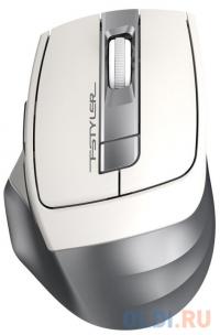 A4 Tech Мышь беспроводная A4TECH Fstyler FG35 белый серебристый USB