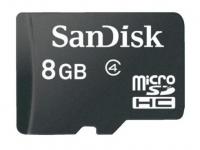 Карта памяти Micro SDHC 8Gb Class 4 Sandisk SDSDQM-008G-B35 без адаптера
