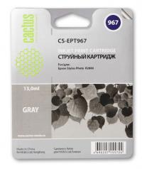 Cactus Картридж струйный CS-EPT967 серый (13мл)