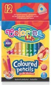 Colorino Карандаши цветные, трехгранные, 12 цветов, арт. CL33077PTR