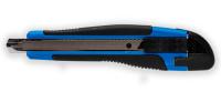 NORMAN Нож канцелярский "ADVANCE", 2 запасных лезвия (9x80 мм), цвет: синий, арт. NRN 240706