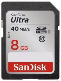 Sandisk SDHC 8Gb Class10 Ultra UHS-I (SDSDUN-008G-G46)