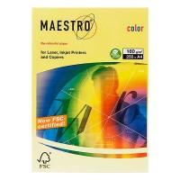 Mondi Business Paper Бумага "Maestro color", А4, 160 г/м2, канареечно-желтая, 250 листов