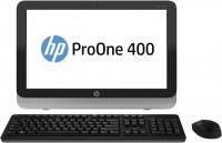 HP Моноблок ProOne 400 G1 19.5&quot; 1600x900 i3-4160T 3.1GHz 4Gb 500Gb HD4400 DVD-RW Wi-Fi BT Win7Pro Win8.1 клавиатура мышь черный L3E50EA