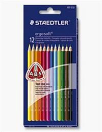 Staedtler Набор цветных карандашей "Ergosoft", треугольные, 12 цветов