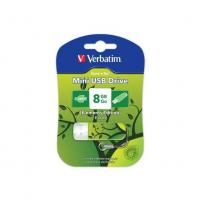 Verbatim Store n Go Mini 8Гб, Зеленый, пластик, USB 2.0